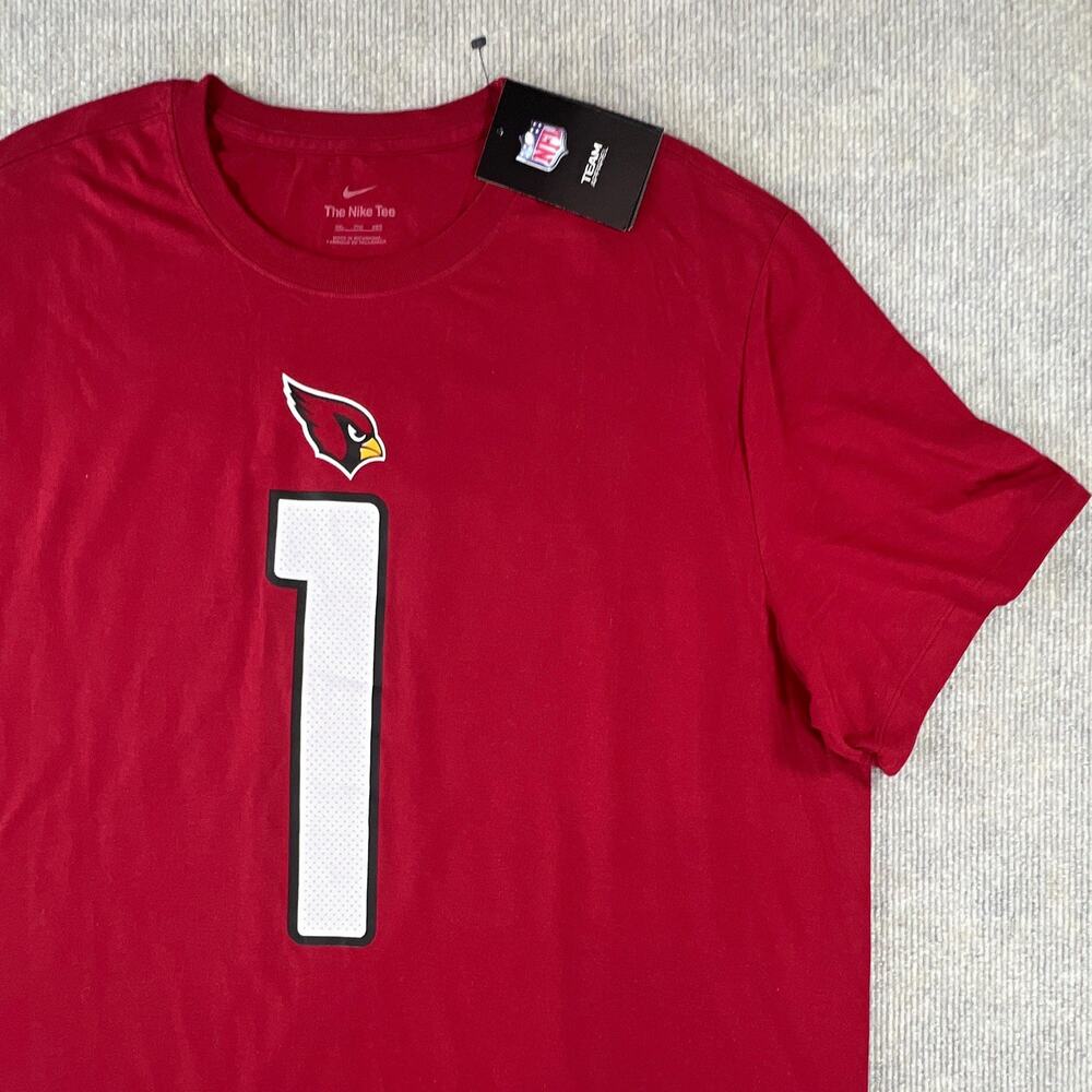 New Nike Arizona Cardinals Kyler Murray #1 Red NFL Men’s T-Shirt Size XXL